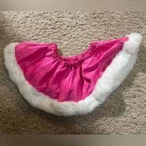 VS Santa Baby skirt with faux fur trim